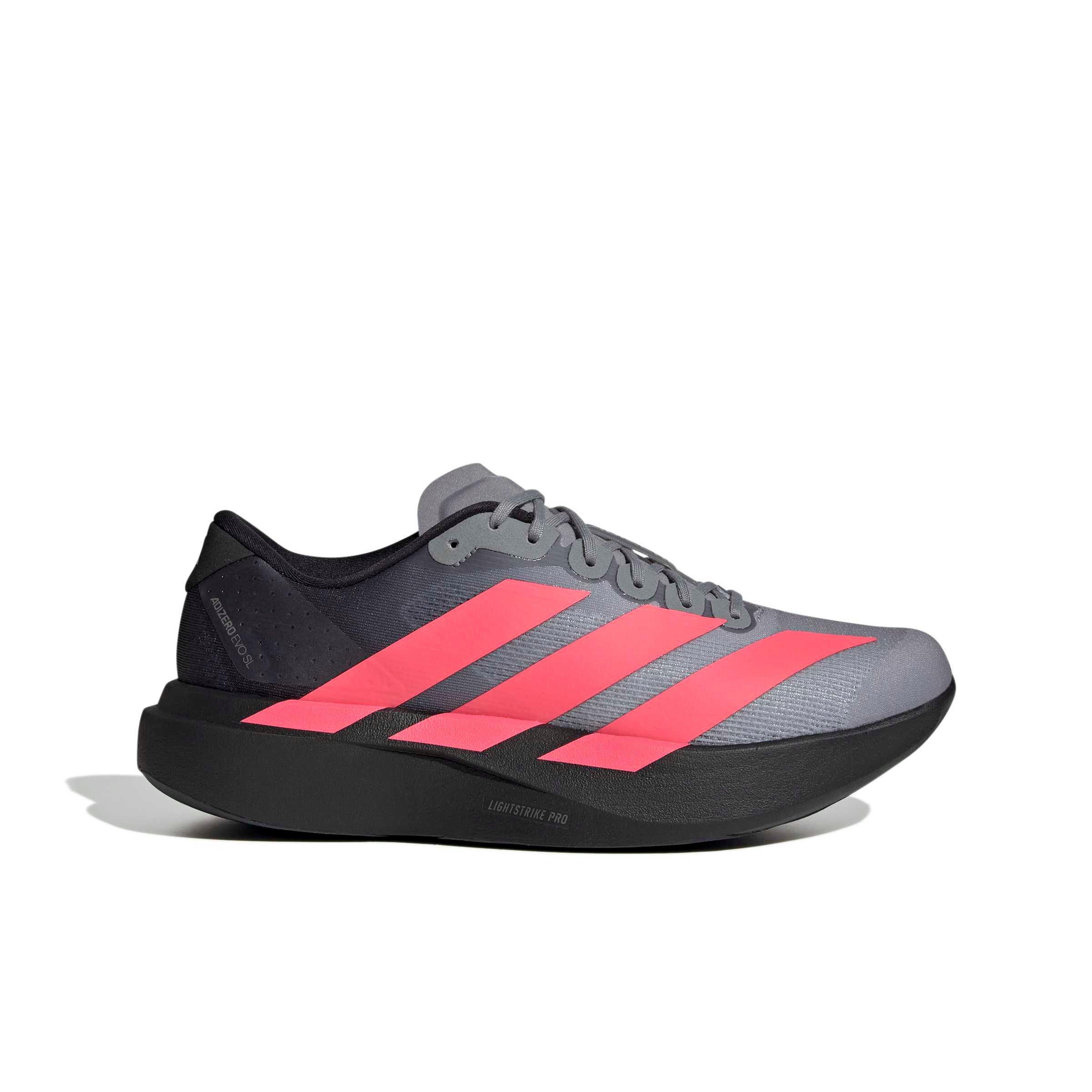adidas Adizero EVO SL "Core Black/Solar Turbo/Light Onix" Men's Running Shoe - BLACK/TURBO/LT ONIX